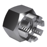 DIN 30389 E - Hexagon nuts and crown nuts with round thread