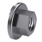 DIN 977 - Hexagon weld nuts with flange