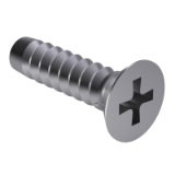 DIN 7982 F-H - Cross recessed H countersunk head tapping screws, form F