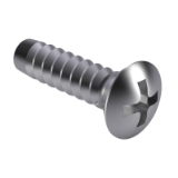 DIN 7983 F-H - Cross recessed raised countersunk head H tapping screws, form F
