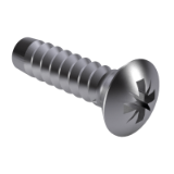 DIN 7983 F-Z - Cross recessed raised countersunk head Z tapping screws, form F