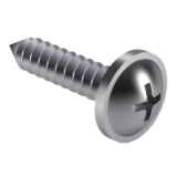 DIN 968 C-H - Cross recessed pan head tapping screws with collar