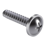 DIN 968 F-H - Cross recessed pan head tapping screws with collar