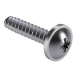 DIN 968 F-Z - Cross recessed pan head tapping screws with collar