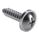 DIN 968 R-H - Cross recessed pan head tapping screws with collar