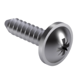 DIN 968 R-Z - Cross recessed pan head tapping screws with collar