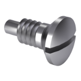 DIN 924 - Slotted raised countersunk head screws with dog point