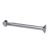 DIN 529 G Mu SHB - Masonry bolts, form G, with hexagon nut DIN 555 and with washer DIN 125 or DIN 126
