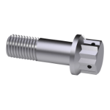DIN 65438 - Bihexagonal head bolts, close tolerance, with MJ thread, short thread length, in titanium alloy, nominal tensile strength 1100 MPa, for temperatures up to 315°C