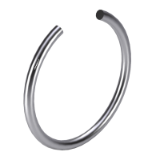 DIN 7993 B - Circular wire snap-rings for drills, form B