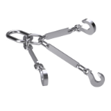 DIN 5688-1 H3 - Chain slings with  hooks or end links, grade 5, form H3