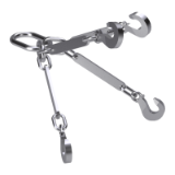 DIN 5688-1 H4 - Chain slings with  hooks or end links, grade 5, form H4