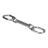 DIN 5688-1 R1 - Chain slings with  hooks or end links, grade 5, form R1