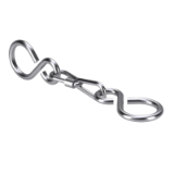 DIN 80402-1 E - Locking chains - Assembly, component parts, form E
