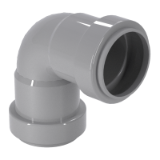EN 1451-1 - Plastics piping systems for soil and waste discharge (low and high temperature) within the building structure - Polypropylene (PP) - Part 1: Elbow with both side connecting sleeve, with little radius