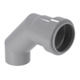EN 1451-1 - Plastics piping systems for soil and waste discharge (low and high temperature) within the building structure - Polypropylene (PP) - Part 1: Elbows with connecting sleeve from sections