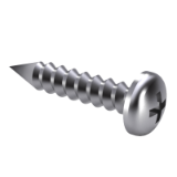 GOST 1144-80 H - Half - round head wood screw with cross recesse (Form H)