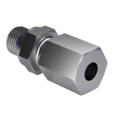 ISO 8434-1 SDSC-F - 24° cone connectors - Screw-in connectors with screw-in spigots according to ISO 6149-2 (series S) or ISO 6149-3 (series L), form SDSC-F