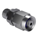 ISO 8434-1 SWOSDS-E - 24° cone connectors - Straight adjustable screw-in socket with elastomer seal with screw-in spigot according to ISO 6149-2 (series S) or ISO 6149-3 (series L), form SWOSDS-E