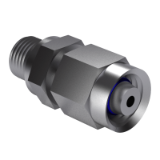 ISO 8434-1 SWODS-B - 24° cone connectors - Straight adjustable screw-in socket with metallic seal with screw-in spigot according to ISO 1179-2 or ISO 9974-2, form SWODS-B