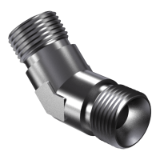 ISO 8434-6 E45 - 45° elbow connectors, form E45