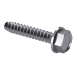ISO 7053 F - Hexagon washer head tapping screws with collar, form F