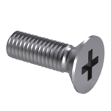 JIS B 1111 - Cross recessed countersunk head screws (for strength class 8.8, for property class A2-70, and for material symbol CU2-CU3), Type H