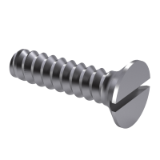 JIS B 1115 - Slotted countersunk head tapping screws, type F