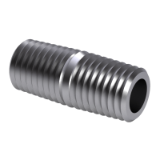 JIS B 2302 - Screwed type steel pipe fittings, Barrel nipples