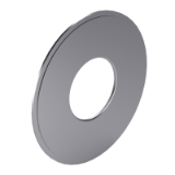 JIS B 2404 F - Gaskets for use with pipe flanges, polytetrafluoethylene resin envelope gaskets, type F
