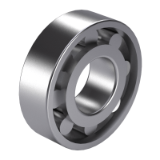 JIS B 1533 N - Cylindrical roller bearings, Type N