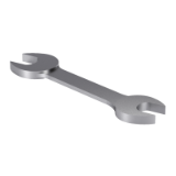 JIS B 4630 - Wrenches, Spear type double-ended