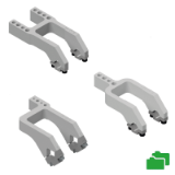 Clamping unit arms