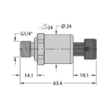 100048453 - Drucktransmitter, mit Stromausgang (2-Leiter)