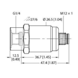 6836331 - Drucktransmitter, mit Spannungsausgang (3-Leiter)