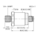 100023886 - Drucktransmitter, mit Spannungsausgang (3-Leiter)