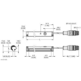 100034308 - Magnetic Inductive Linear Position Sensor, For Analog Monitoring of Pneumatic Cy