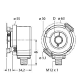 100010514 - Incremental Encoder, Industrial Line